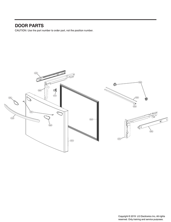 FREEZER DOOR PARTS