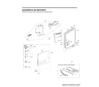 LG LRFDS3006S/00 ice maker/ice bin parts diagram