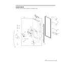 LG LRFVS3006S/00 dispenser door parts diagram