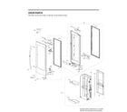 LG LRFVS3006S/00 refrigerator door parts diagram