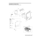 LG LRFVS3006S/00 ice maker/ice bin parts diagram