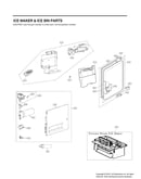 Ice maker/ice bin parts