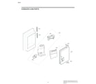 LG LRFXS2503S/00 icemaker/bin parts diagram