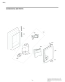 Icemaker/bin parts