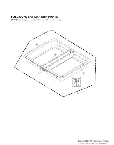 Full convert drawer parts