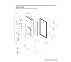 LG LRMDS3006S/00 refrigerator door parts diagram