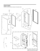 Refrigerator door parts