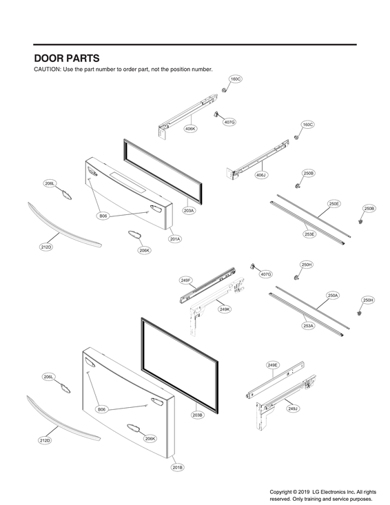 FREEZER DOOR PARTS