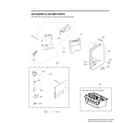 LG LRMDS3006S/00 ice maker/ice bin parts diagram