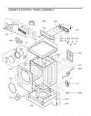 Cabinet/control panel assy