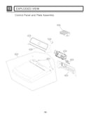 Control panel/plate assy