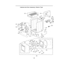 LG DLEX7800VE cabinet/door assy: electric type diagram