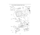LG DLEX7800WE/00 drum/motor assy: electric type diagram
