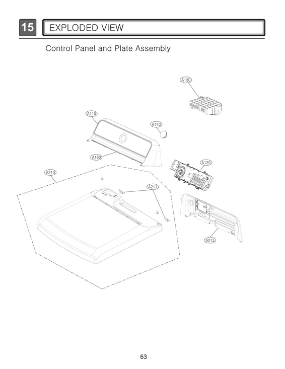 Control panel/plate assy