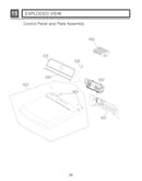 Control panel/plate assy