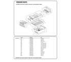 Kenmore Elite 79572053313 freezer parts diagram