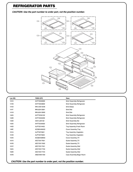 Refrigerator parts