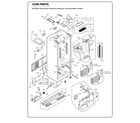 Kenmore Elite 79572053318 case parts diagram