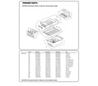 Kenmore Elite 79572053318 freezer parts diagram