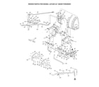 Agri-Fab LST42D lift shaft & handle/side plates diagram