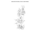Agri-Fab LST42D frame/clutch/pulley diagram