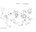 Bosch SHXM4AY55N/01 heat pump/water inlet diagram