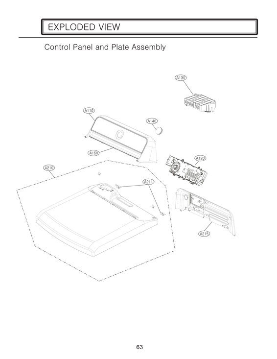 Control panel/plate assy