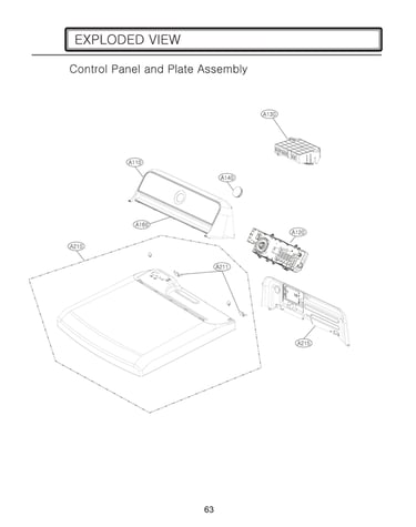 Control panel/plate assy