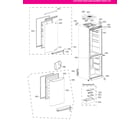 LG LBNC10551V/00 case/door parts diagram