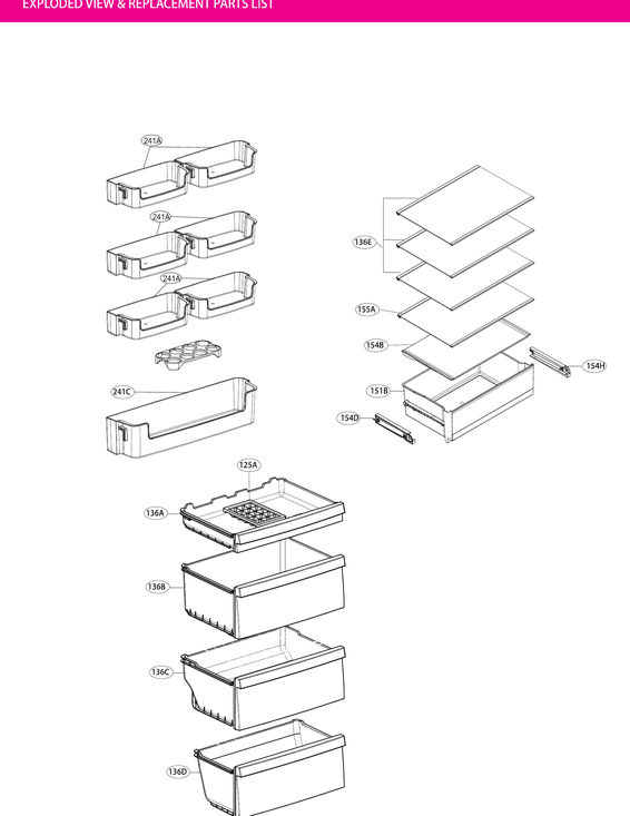 SHELVES/DRAWERS