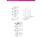 LG LBNC10551V/00 shelves/drawers diagram