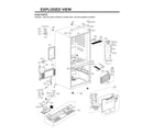 LG LDC24370ST/01 case parts diagram