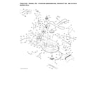 Husqvarna YTH22V46-96045006100 mower deck diagram