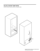 Valve/water tube parts