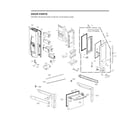 LG LFXC22596D/00 door parts diagram