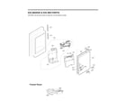 LG LFXC22596D/00 ice maker/ice bin parts diagram