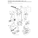 LG LFXS28566D/00 case parts diagram