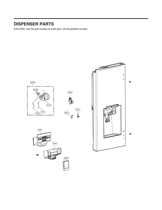 DISPENSER PARTS