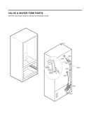 Valve/water tube parts