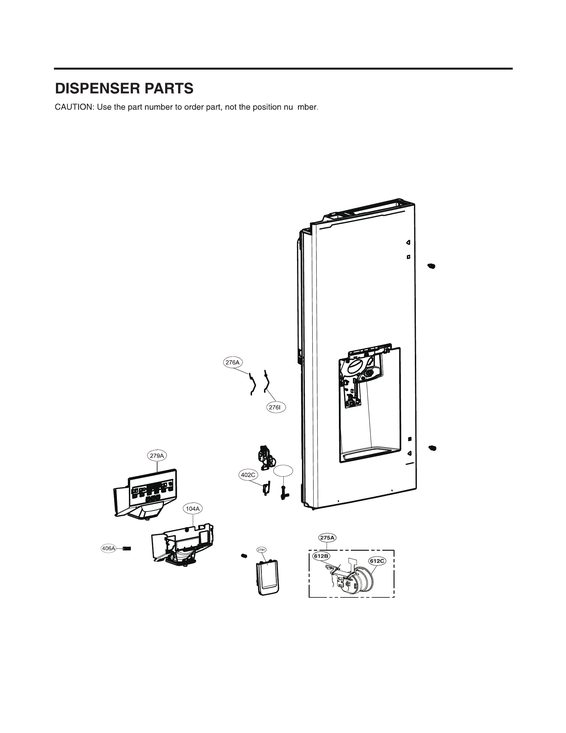 DISPENSER PARTS