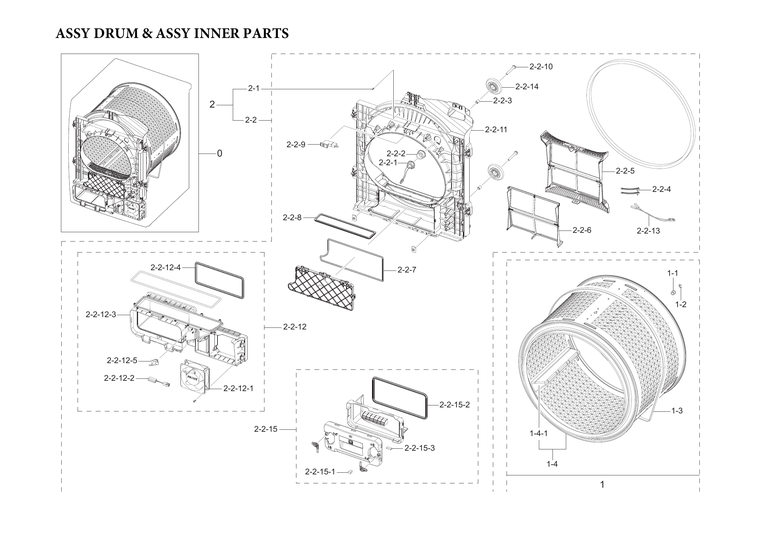 Drum/inner parts assy
