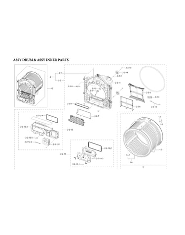 Drum/inner parts assy