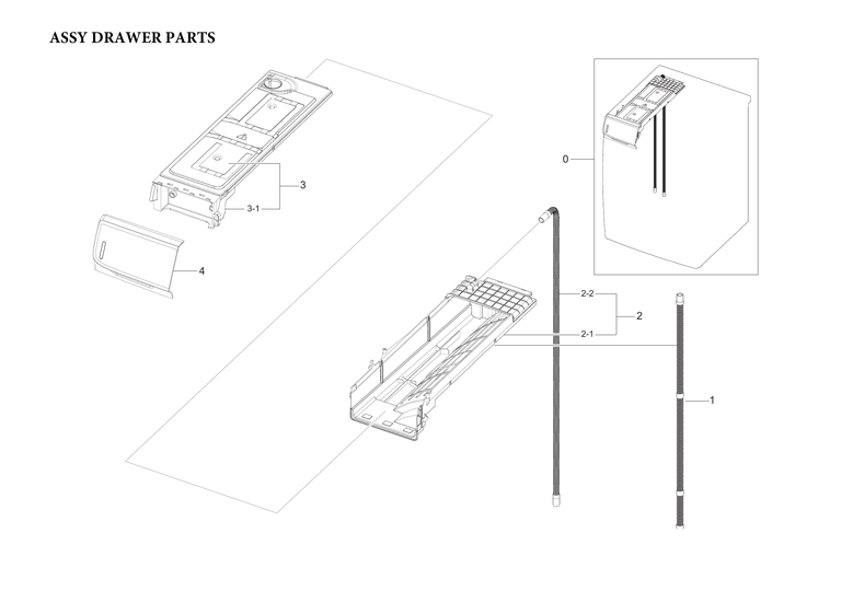 Drawer parts assy
