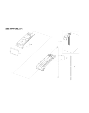 Drawer parts assy