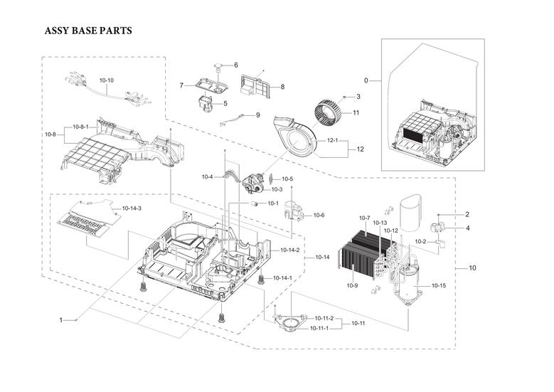 Base parts assy