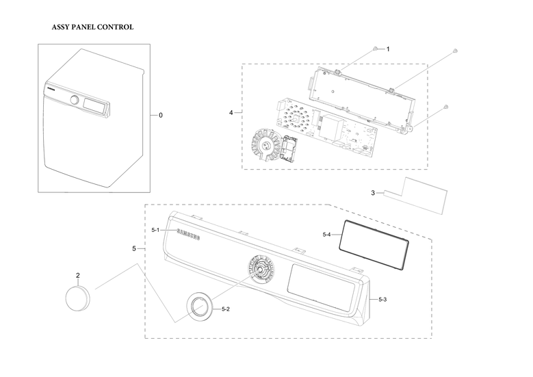 Control panel assy