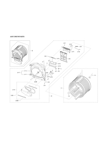 Drum parts assy