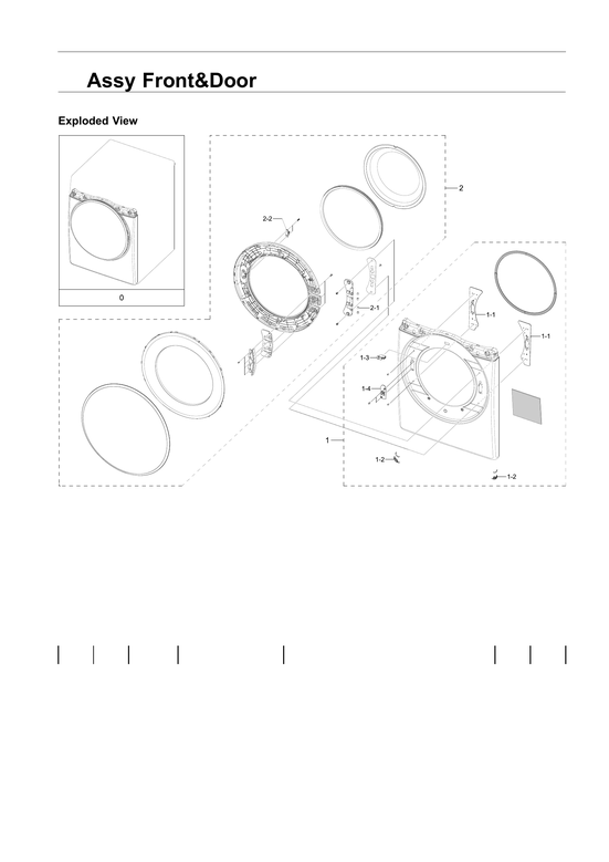 Front & door assy