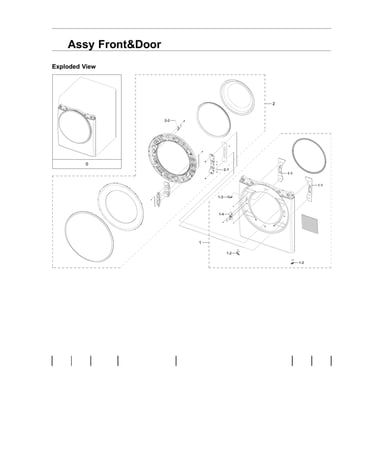 Front & door assy