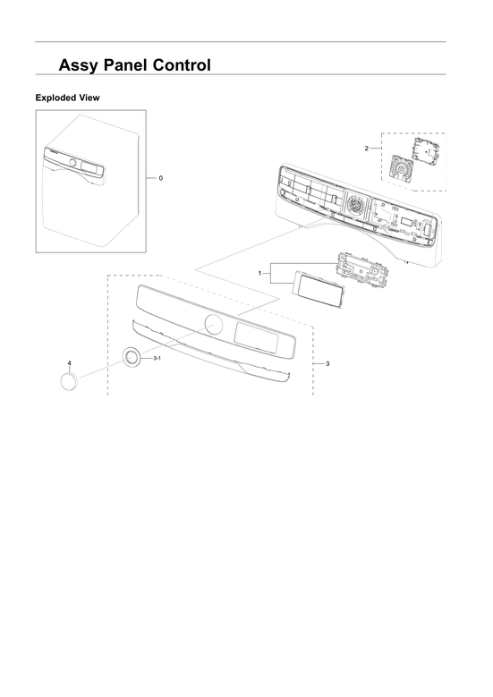 Control panel assy